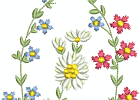 Blumen Alphornbläser